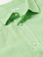 Loro Piana - Oliver Linen Shirt - Green
