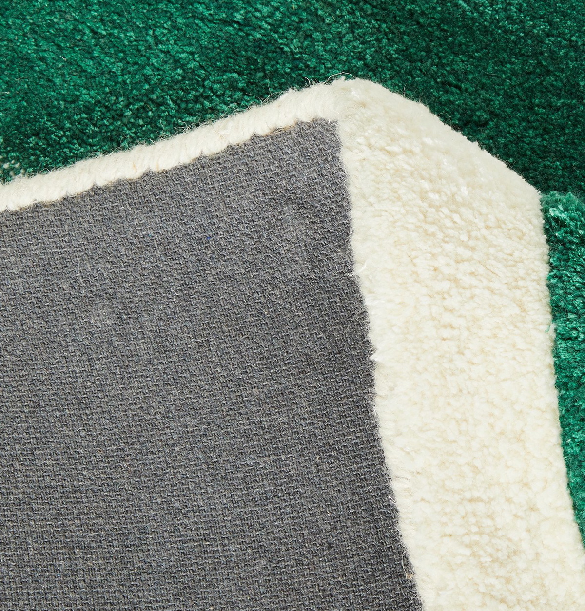 Pieces - Grass Court Striped Rug, 4' x 6' - Green