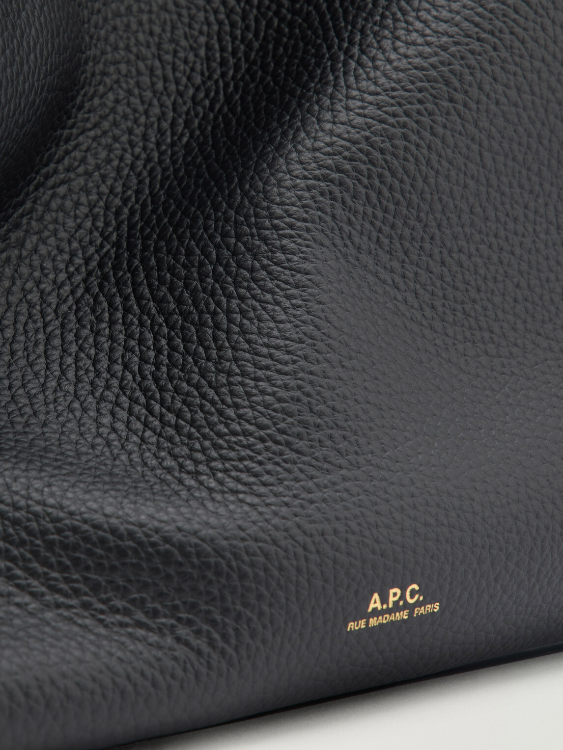 A.P.C. - Vera Maxi Full-Grain Leather Tote Bag