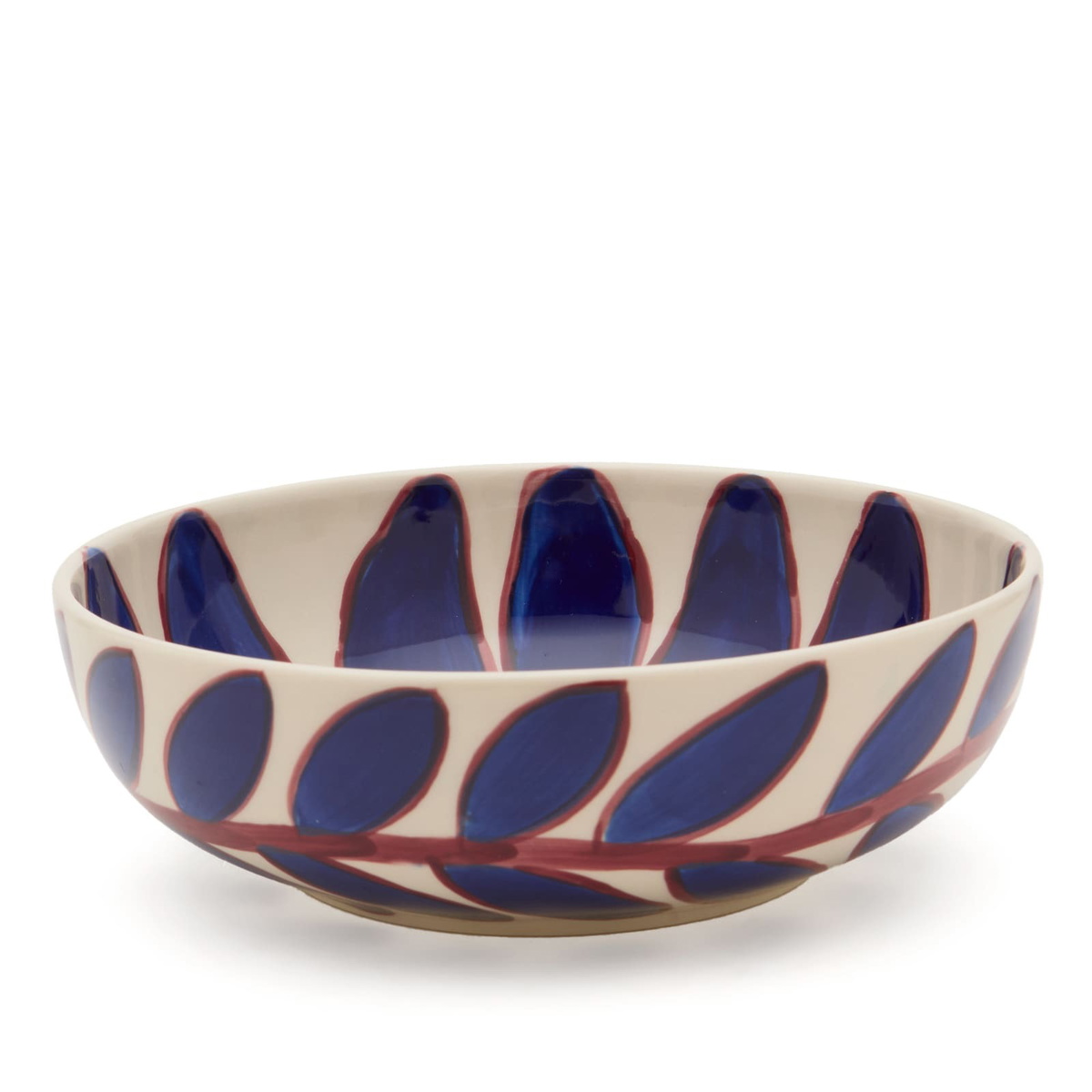 HAY x Emma Kohlmann La Pittura Bowl - Medium in Deep Blue Flower 