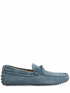 TOD'S - New Laccetto Suede Loafers