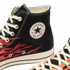 Converse Chuck Taylor 1970s Hi Flames Sneaker in Black/Red/Yellow
