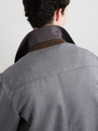 Slowear - Montedoro Il Primo Wool-Canvas Bomber Jacket - Gray