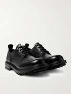 ALEXANDER MCQUEEN - Spazzolato Leather Derby Shoes - Black