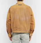 Fear of God - Suede-Trimmed Cotton-Canvas Blouson Jacket - Beige