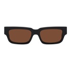 RETROSUPERFUTURE Black Mark Roma Rectangle Sunglasses