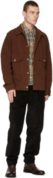 PS by Paul Smith Brown Twill Work Jacket