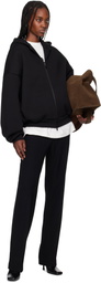 Fear of God Black Eternal Fleece Full Zip Hoodie