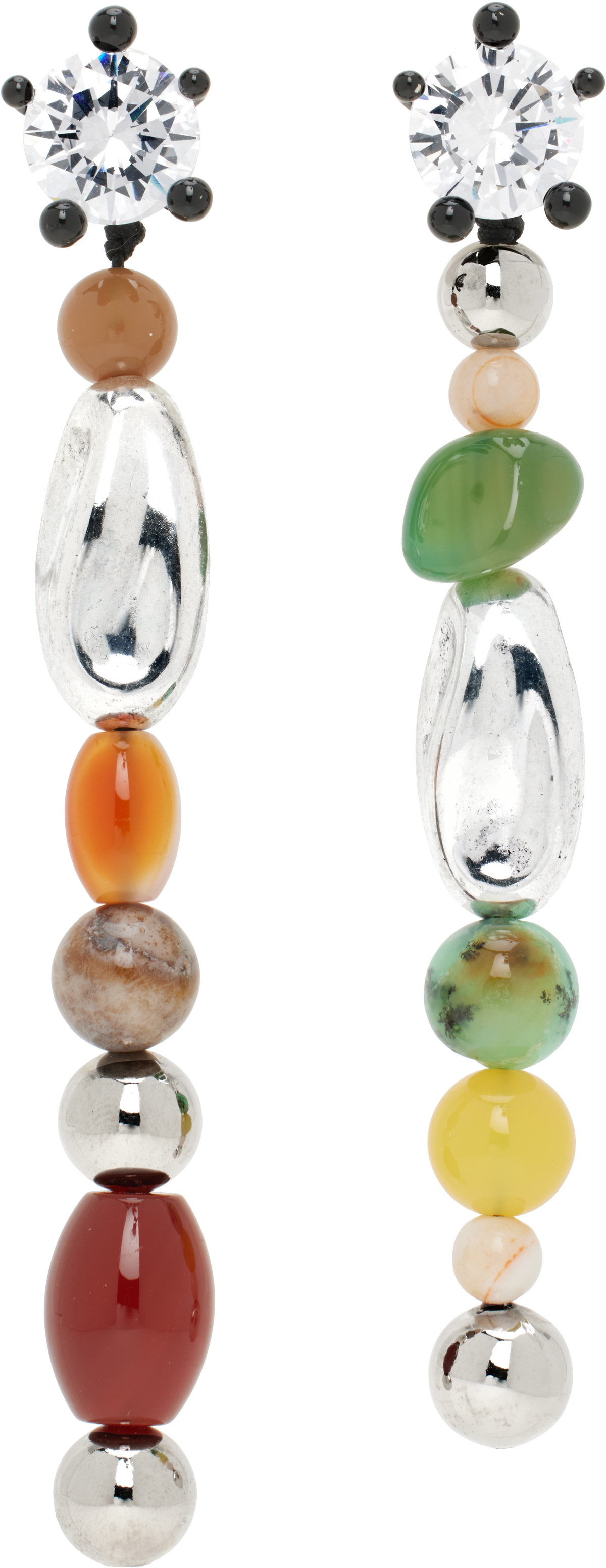 Panconesi Multicolor Ascolto Chandelier Earrings