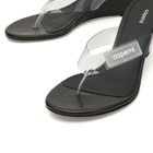 Coperni Women's Wedge Sandals in Clear