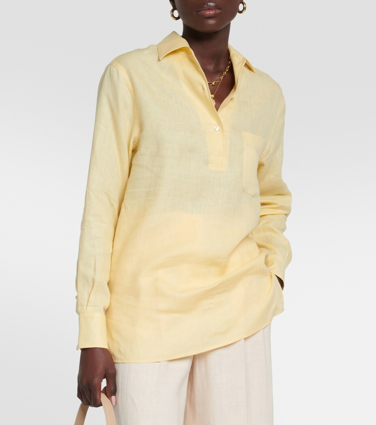 Loro Piana Neo André linen shirt Loro Piana