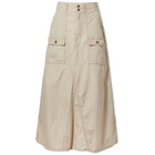 Beams Boy Women's Cargo Skirt in Beige