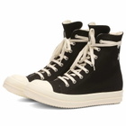 Rick Owens DRKSHDW Women's High Top Sneakers in Black/Milk
