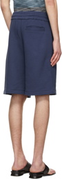 Missoni Navy Cotton Shorts