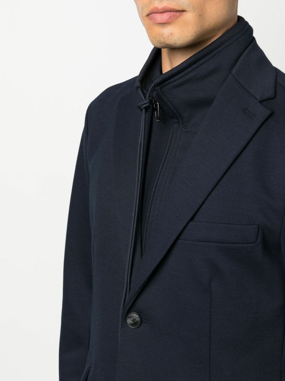 EMPORIO ARMANI - Single-breasted Blazer Jacket