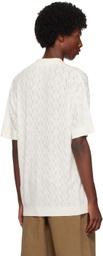 King & Tuckfield Off-White Lightweight Polo