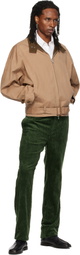 SOSHIOTSUKI Beige Paraffin Reversible Blouson Jacket
