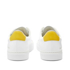 Common Projects Men's Retro Low Sneakers in White/Yellow