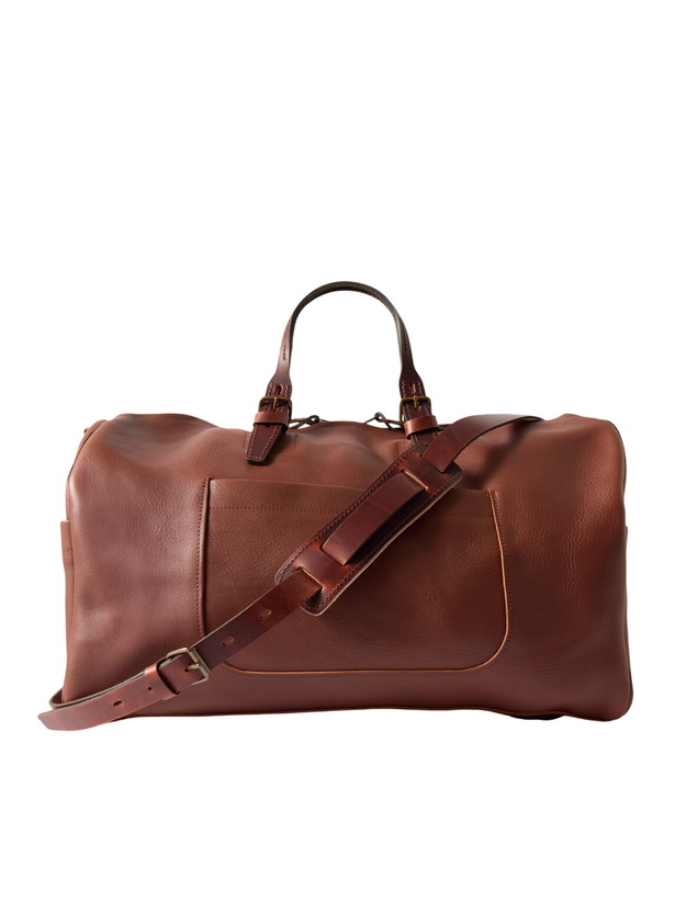 Photo: Bleu de Chauffe - Leather Holdall - Brown