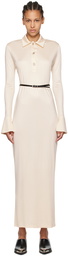 Givenchy Off-White Voyou Maxi Dress