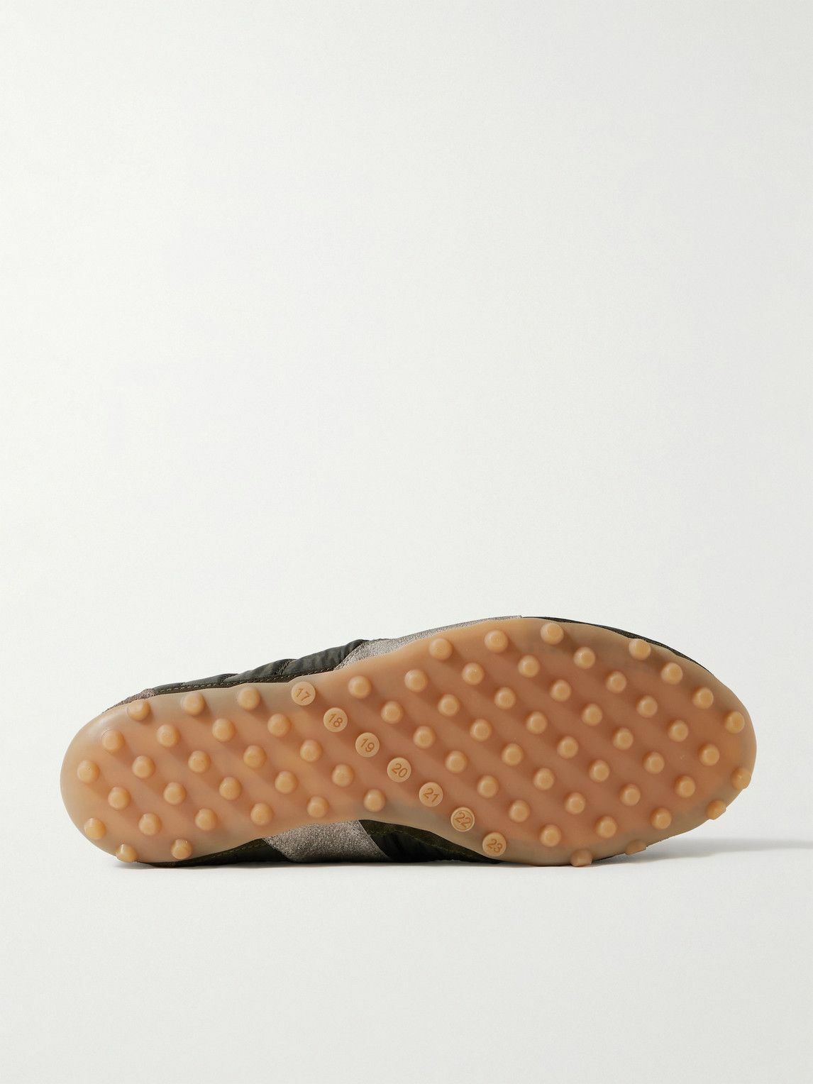 Maison Margiela - Sprinters Leather and Suede-Trimmed Nylon Sneakers - Green