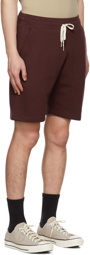 John Elliott Burgundy Crimson Shorts