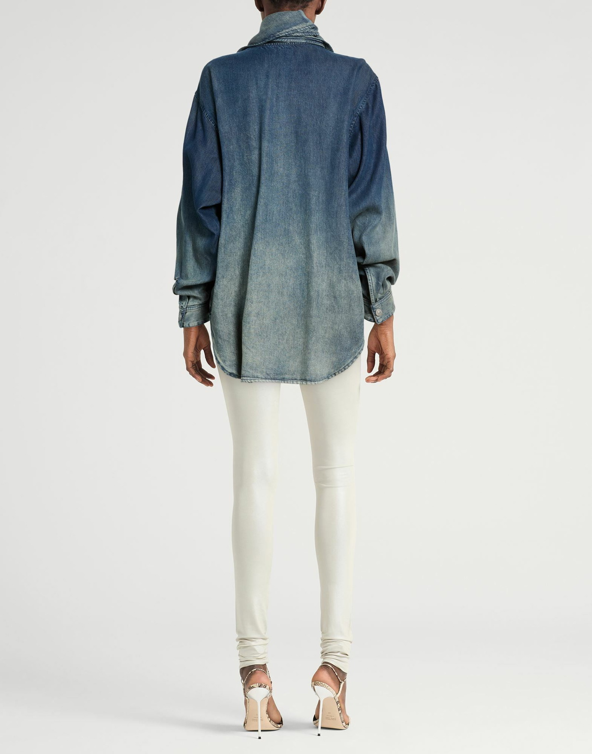 Diesel Womens Denim shirt in Blue