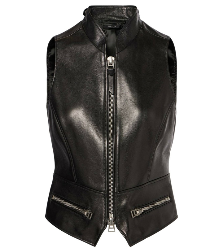 Photo: Tom Ford Leather vest