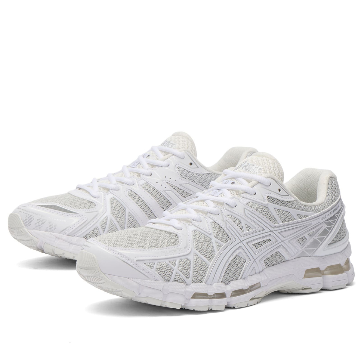 Asics Men's GEL-KAYANO 20 Sneaker in Glacier Grey/White