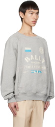 Bally Gray Printed Sweatshirt