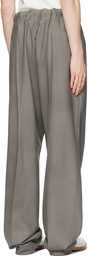 Maison Margiela Gray Stitching Trousers