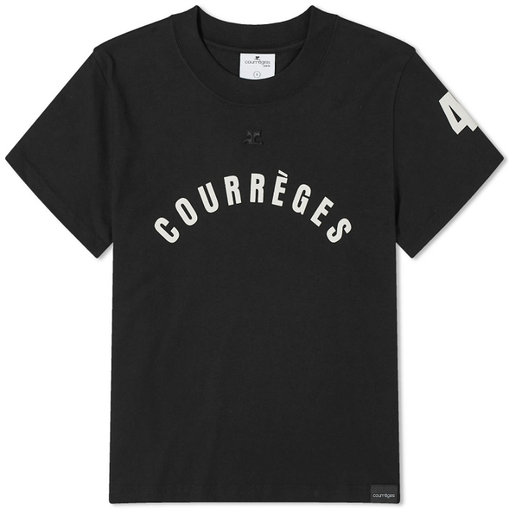 Photo: Courrèges Women's Ac Straight Printed T-Shirt in Black