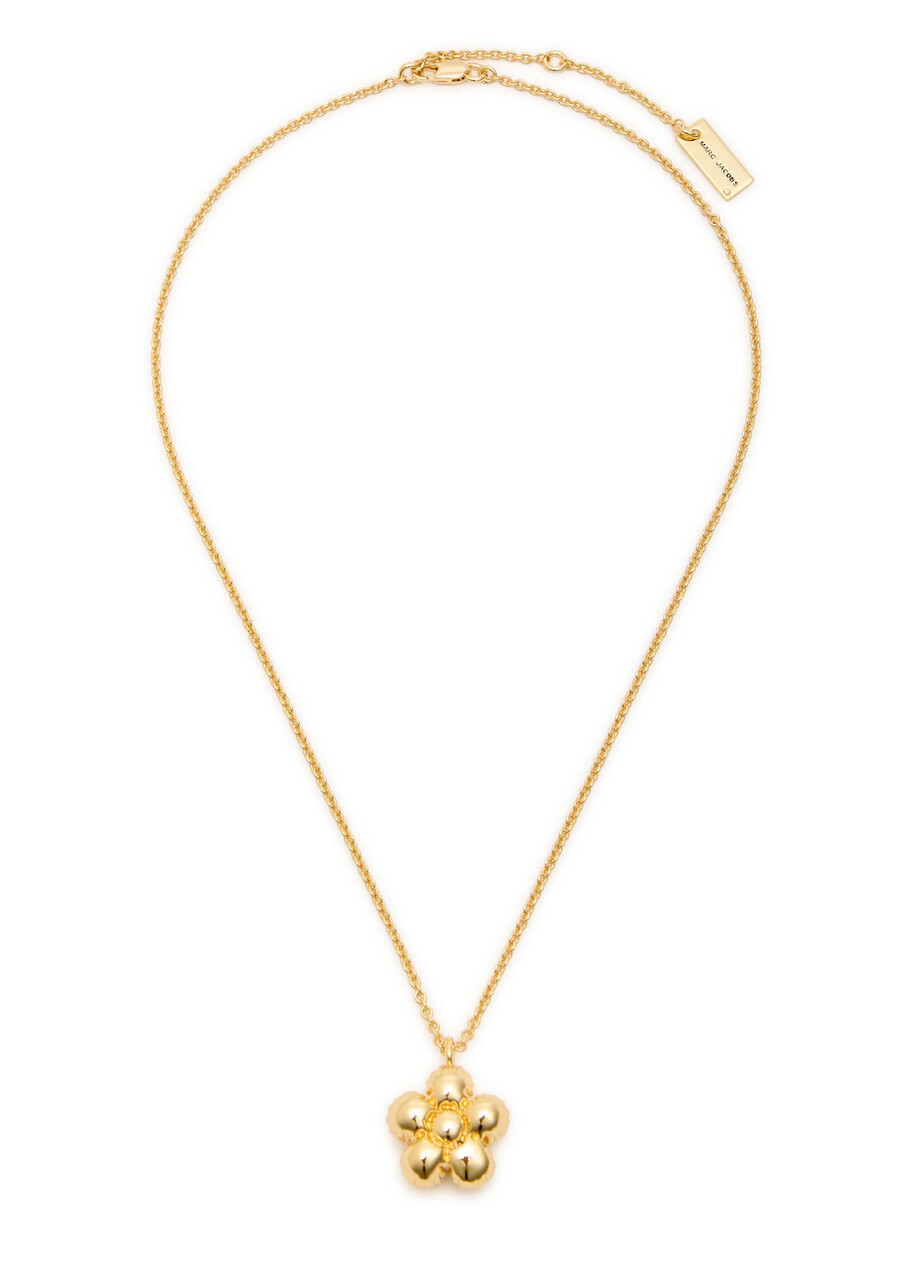 Marc Jacobs Daisy Balloon Necklace - Gold - One Size