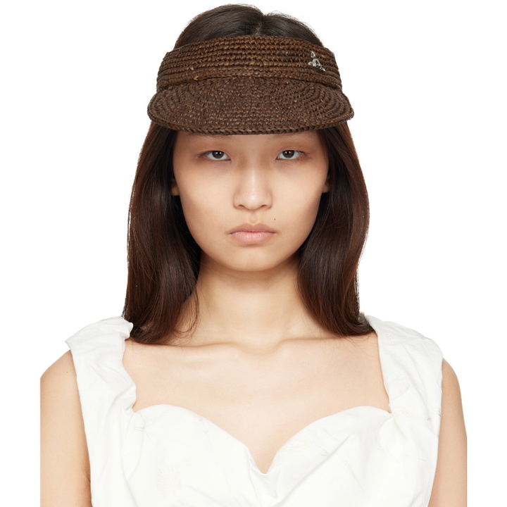 Photo: Vivienne Westwood Brown Raffia Visor
