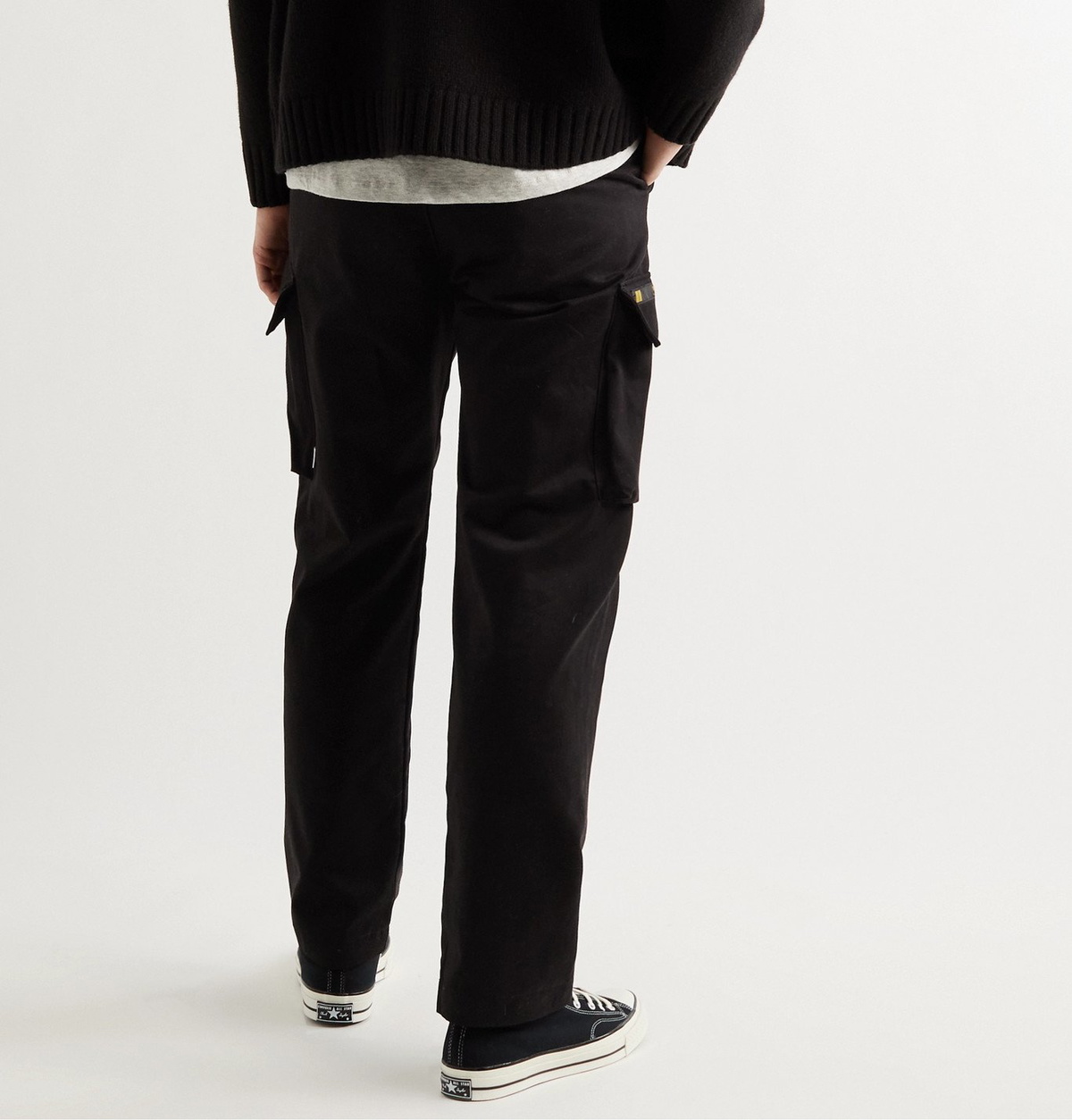 WTAPS - Jungle Pleated Cotton-Twill Cargo Trousers - Black WTAPS