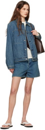 Jil Sander Blue Regular Fit Denim Jacket