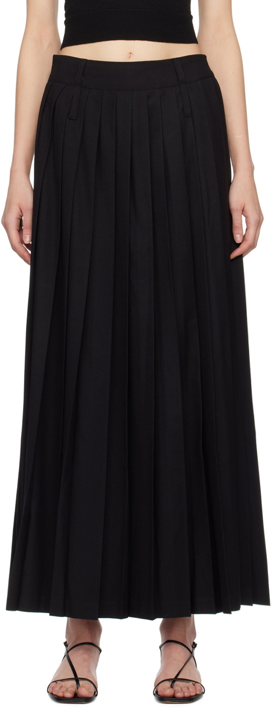 The Frankie Shop Black Bailey Maxi Skirt The Frankie Shop