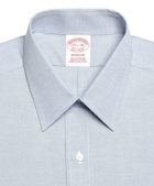 Brooks Brothers Men's Madison Relaxed-Fit Dress Shirt, Forward Point Collar | Blue