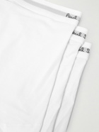 Paul Smith - Three-Pack Stretch Cotton-Jersey Boxer Briefs - White