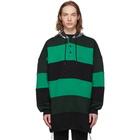 Balenciaga Green Heavy Layer Hoodie