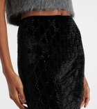 Gucci GG embellished chenille leggings