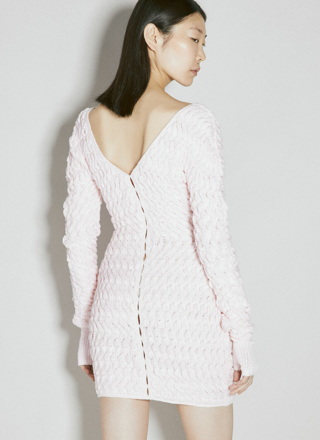 Isa Boulder Cut-Out Cereal Mini Dress