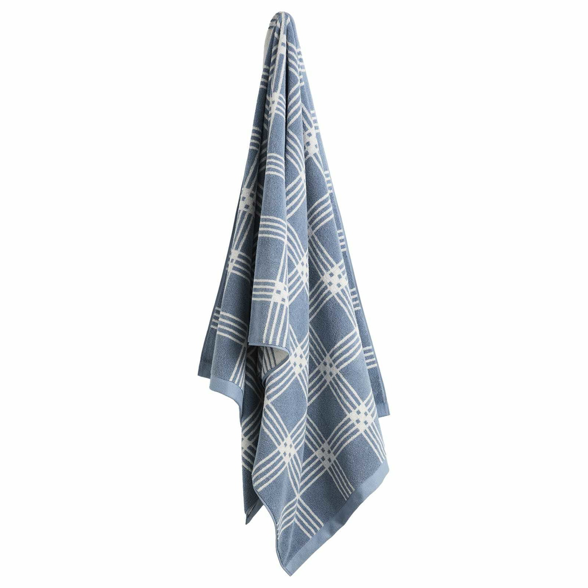 Baina Frisa Pool Towel in Celeste/Chalk 