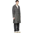 Editions M.R Grey Check Tristan Belted Coat
