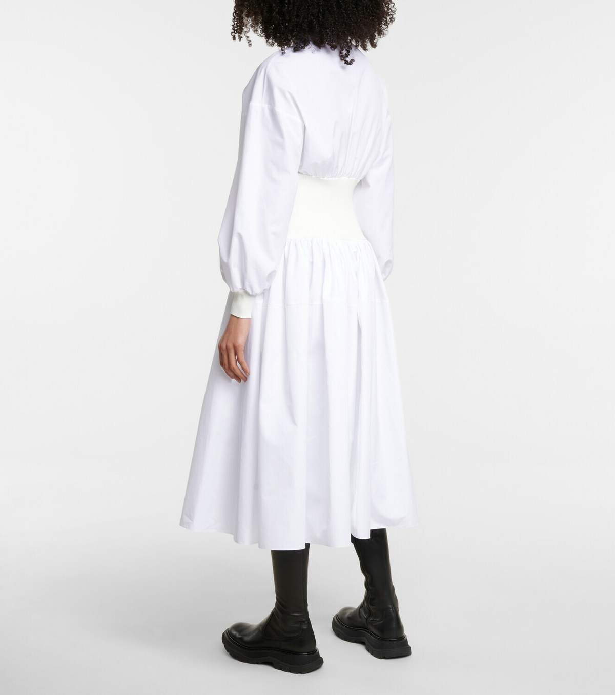 【Alexander McQueen】★tailored pencil midi dress Alexander McQueen Tailored Pencil Midi Dress | Blue | FARFETCH