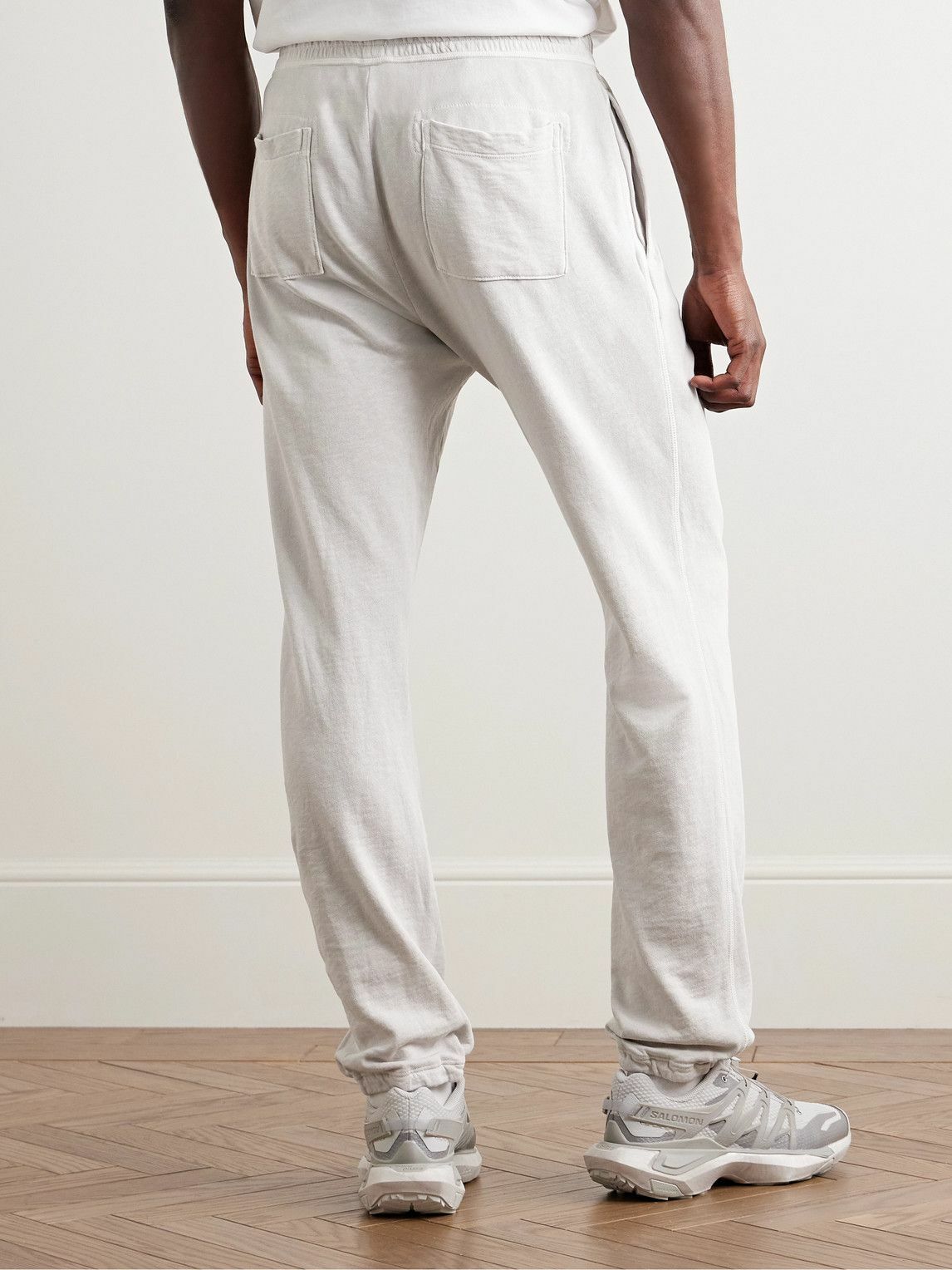 James Perse - Straight-Leg Cotton-Jersey Sweatpants - Gray