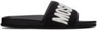 Moschino Black Easy Sponge Slides