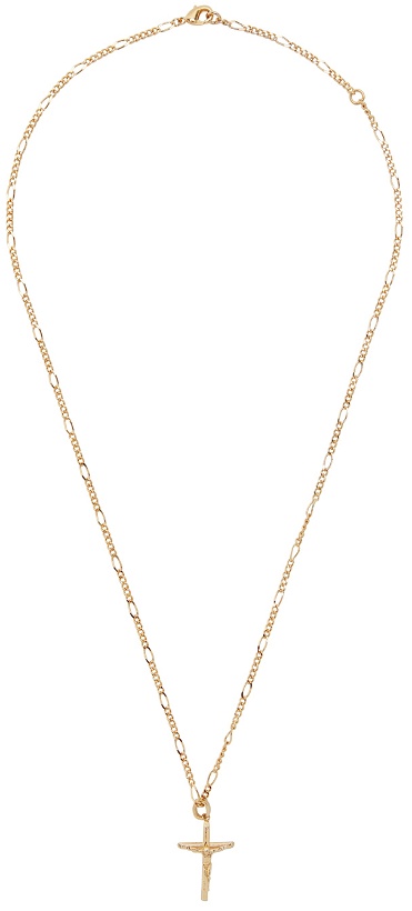 Photo: Dolce & Gabbana Gold Cross Pendant Necklace