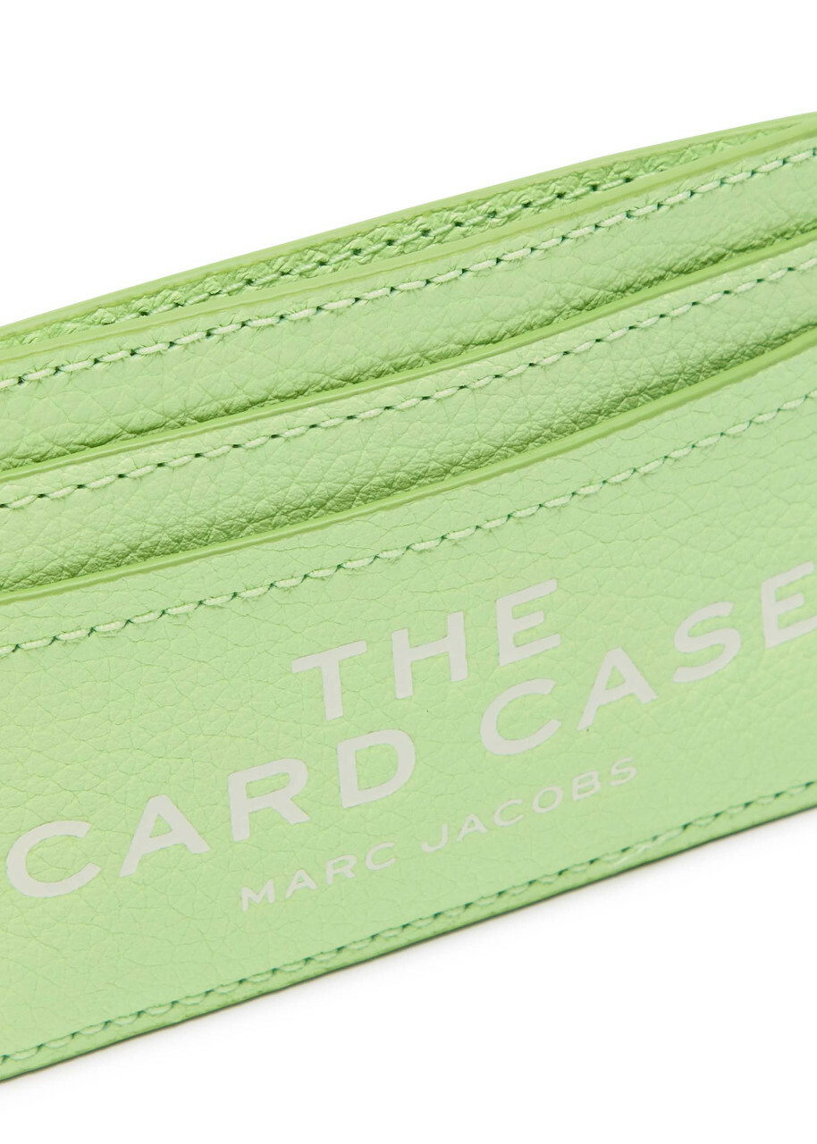 Marc Jacobs The Card Case Leather Card Holder - Mint - One Size