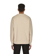 Acne Studios Face Crewneck Sweatshirt Oatmeal